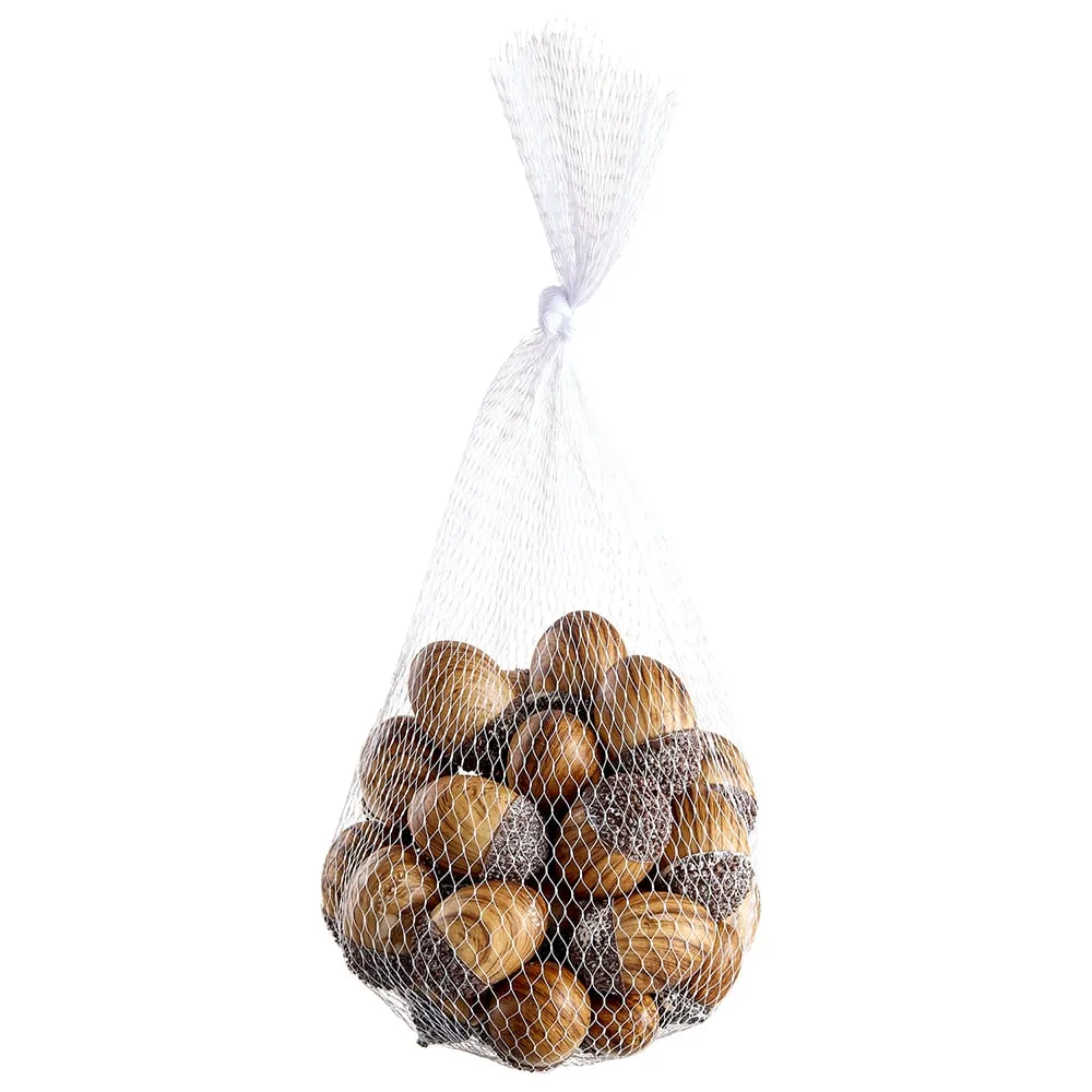 1.75" Marble-Look Artificial Bagged Acorns -Brown (pack of 6)