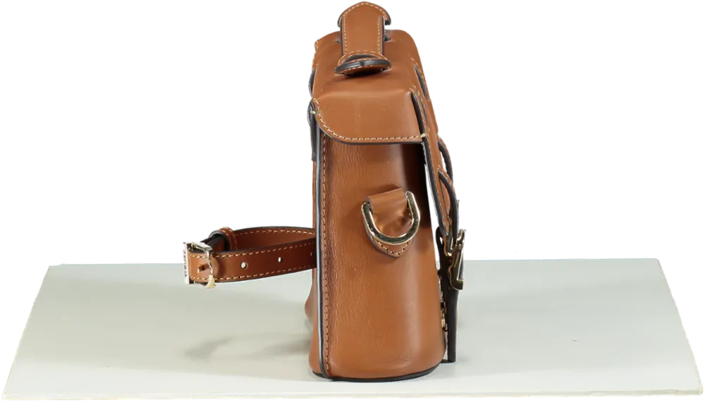 Aspinal of London Brown Leather Satchel