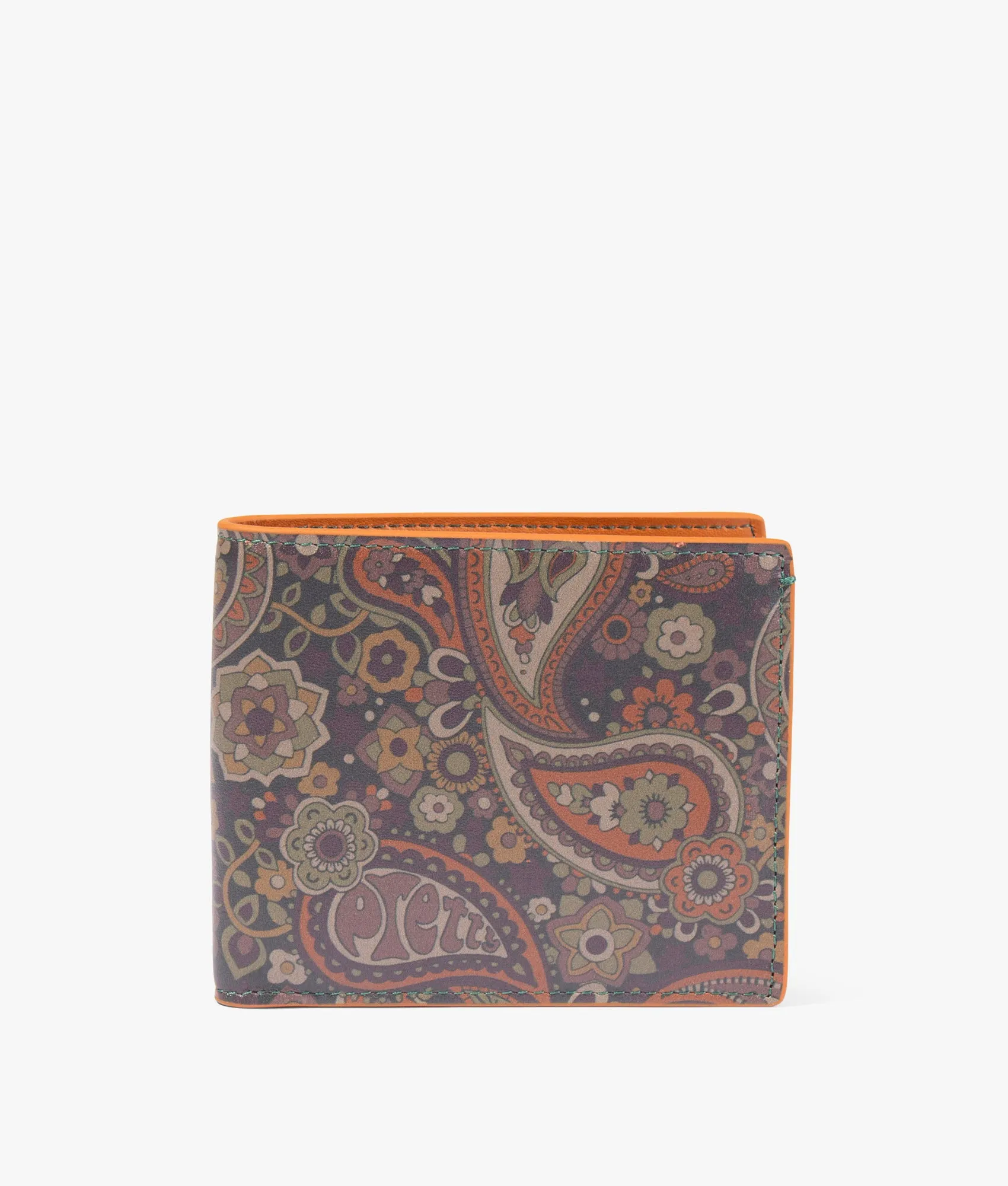 Autumn Paisley Textured Bi-Fold Wallet