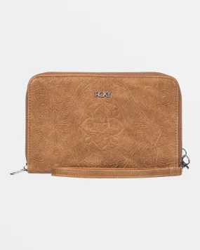 Back In Brooklyn Zipper Wallet - Camel