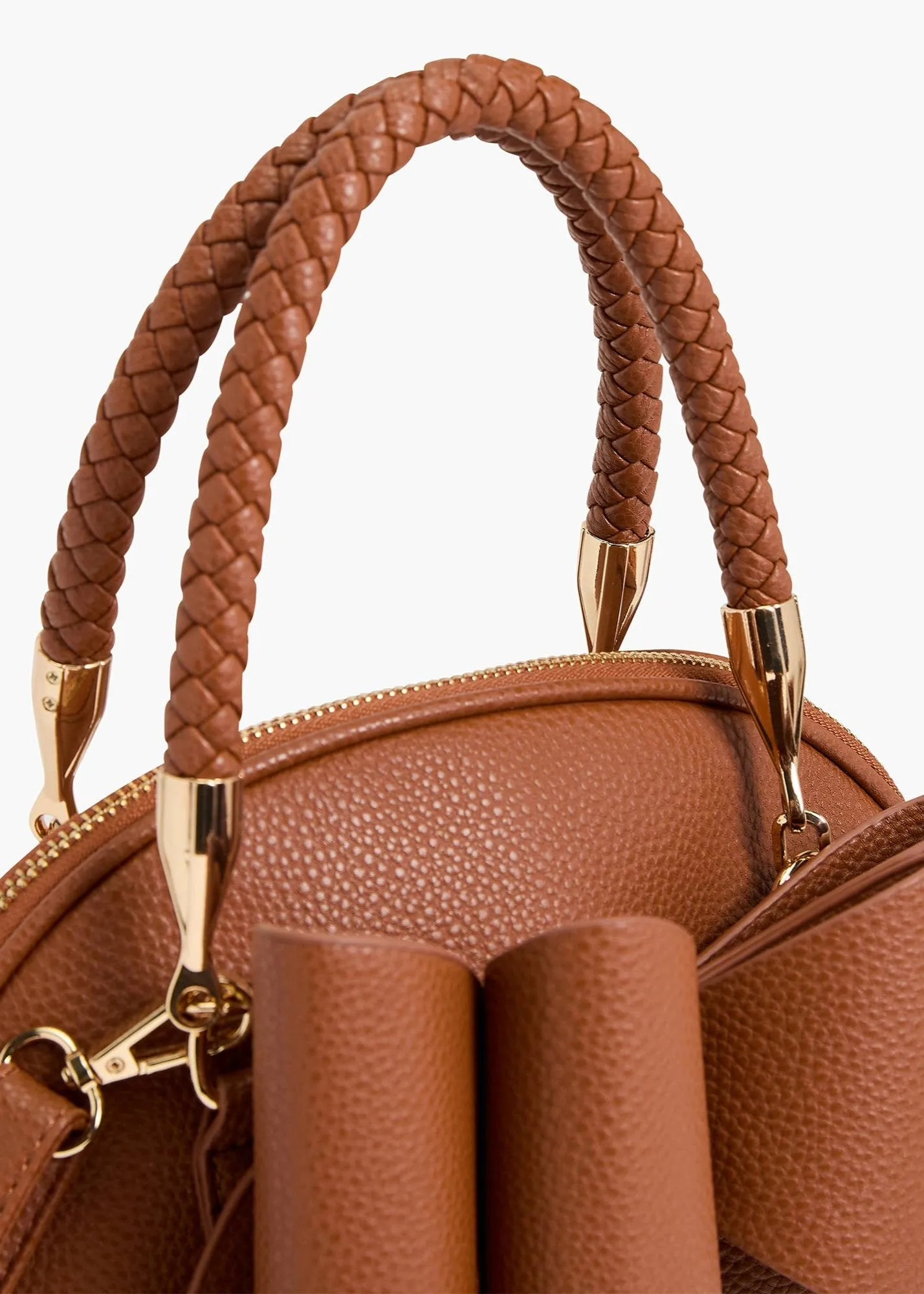 Bea Braided Top Handle Satchel