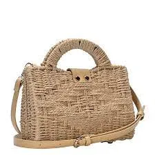 BGA5126 Stylish Straw Satchel Tote Bag