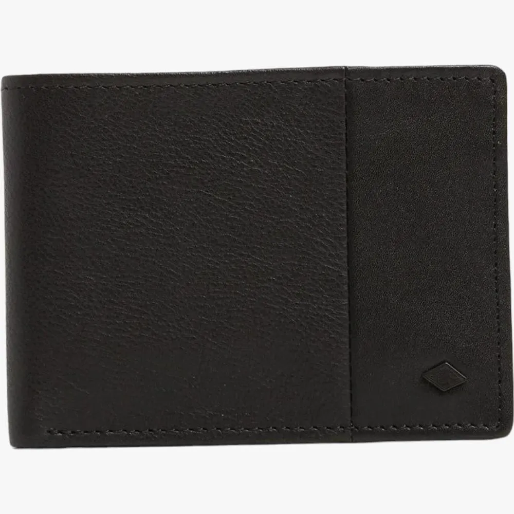 Billabong Downtown Slim Line Wallet Black Grain