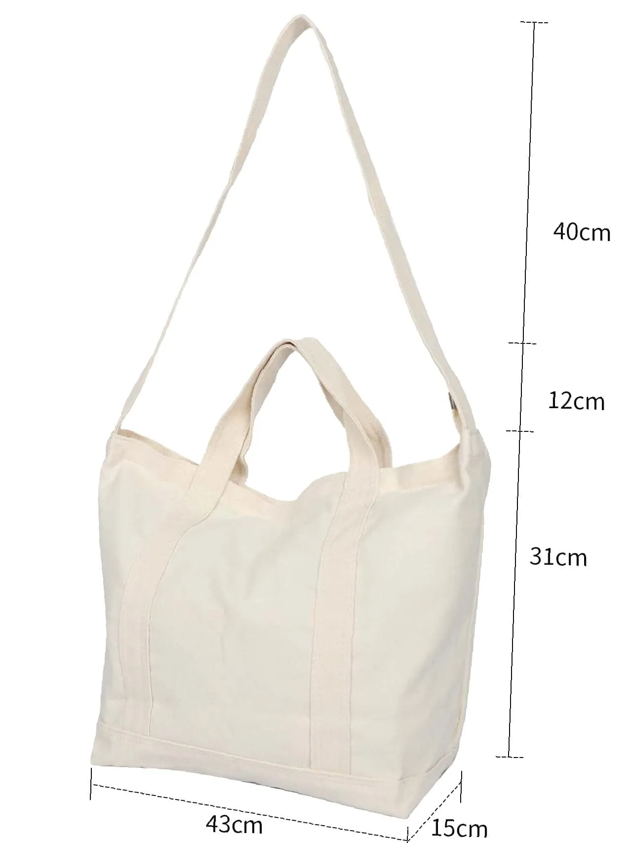 binfenxie - Minimalist Canvas Tote Bag  - Women Tote Bags