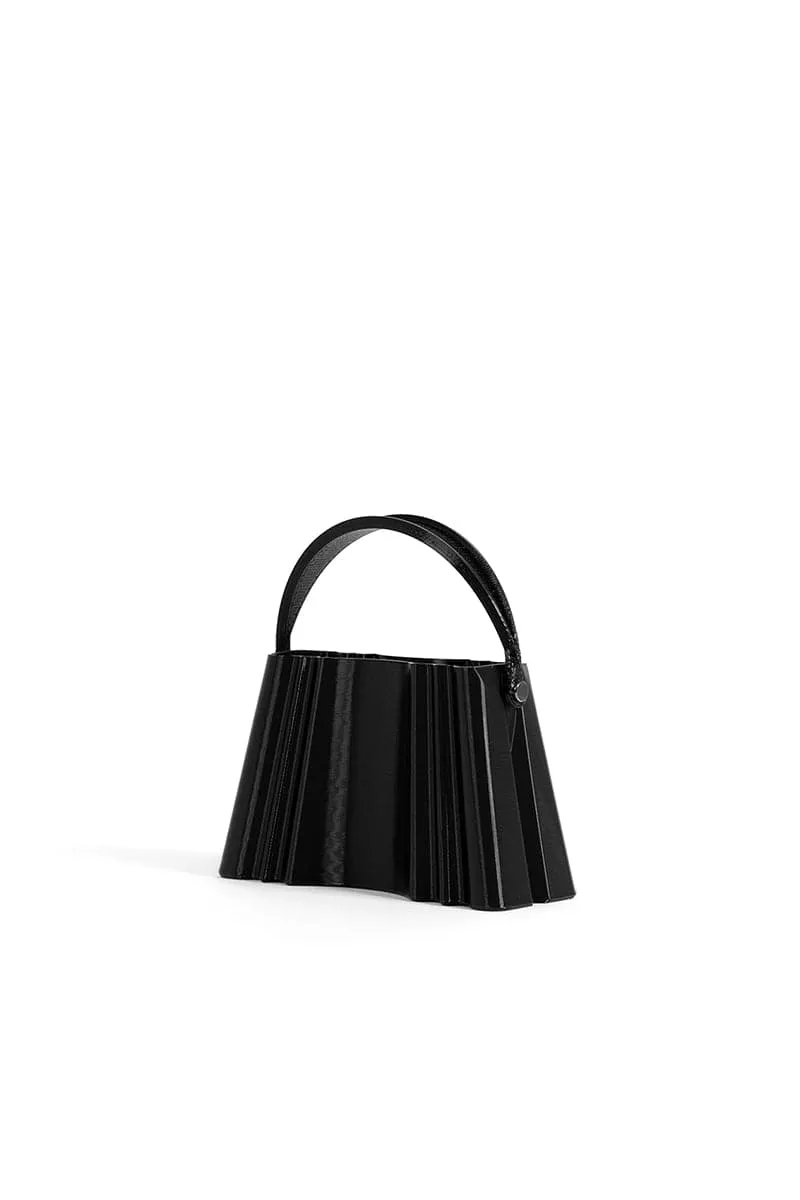 BLACK SILK CLUTCH