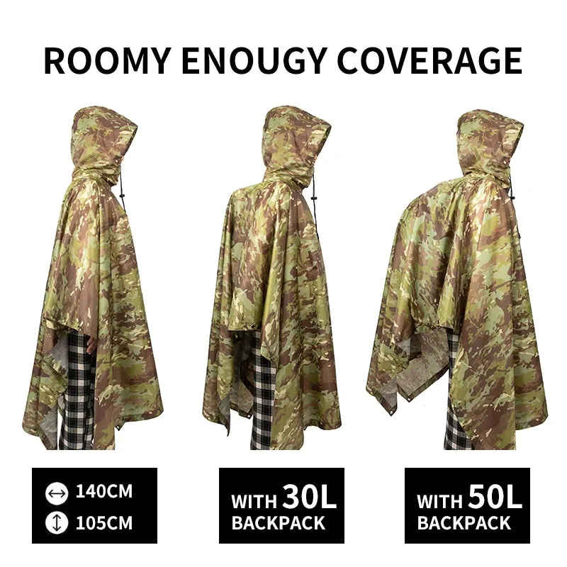 Breathable Camouflage Poncho