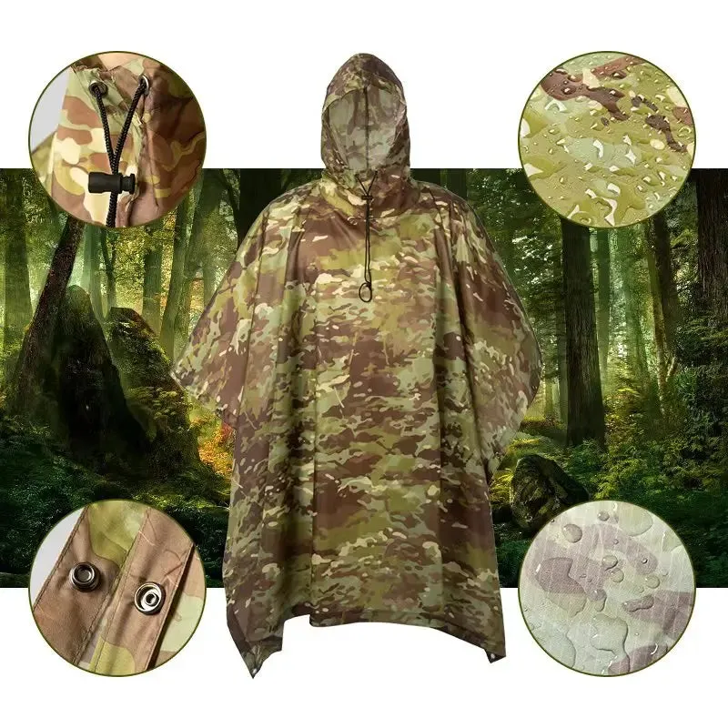 Breathable Camouflage Poncho