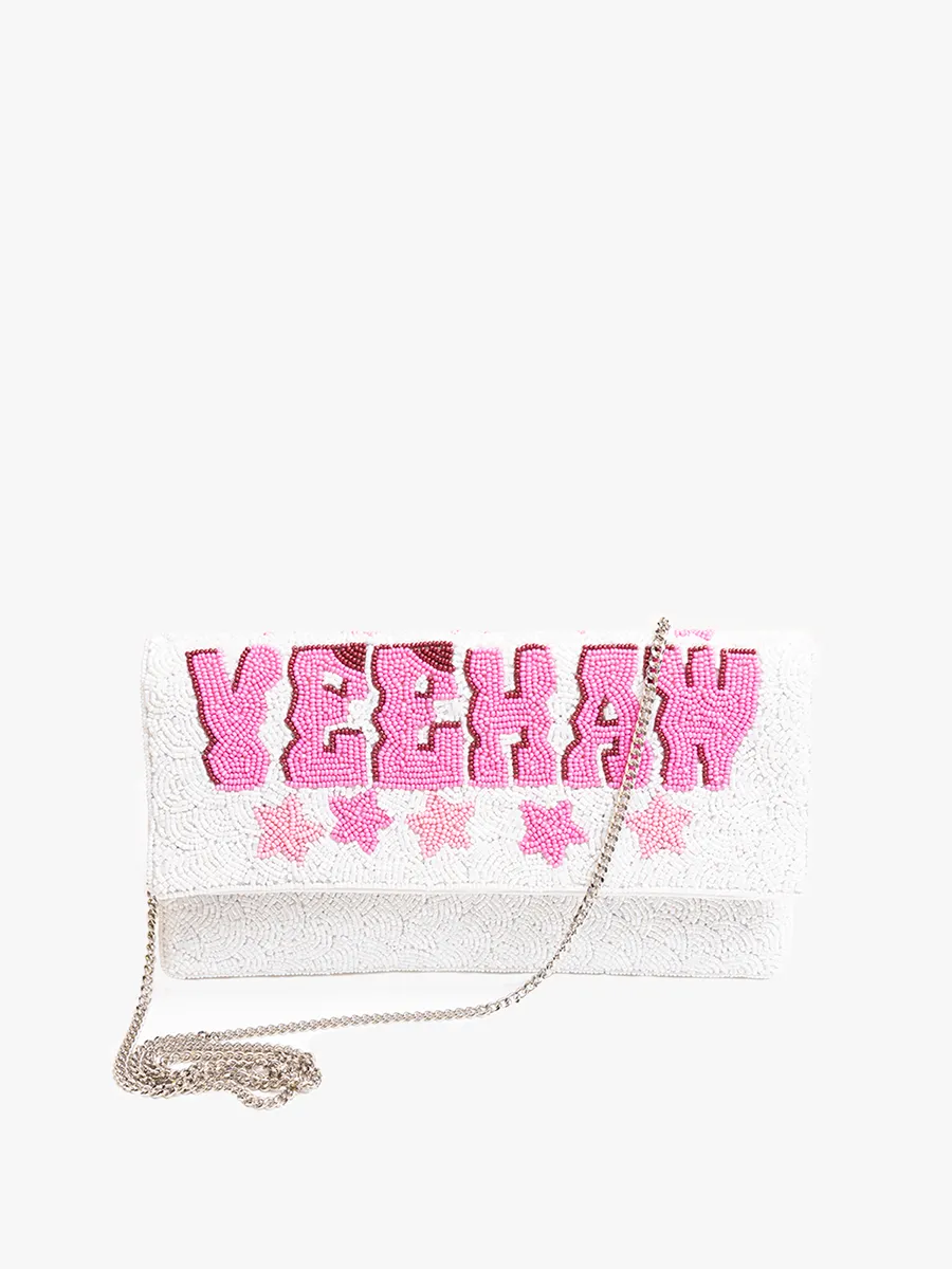 Dolly Beaded Clutch/Crossbody Bag