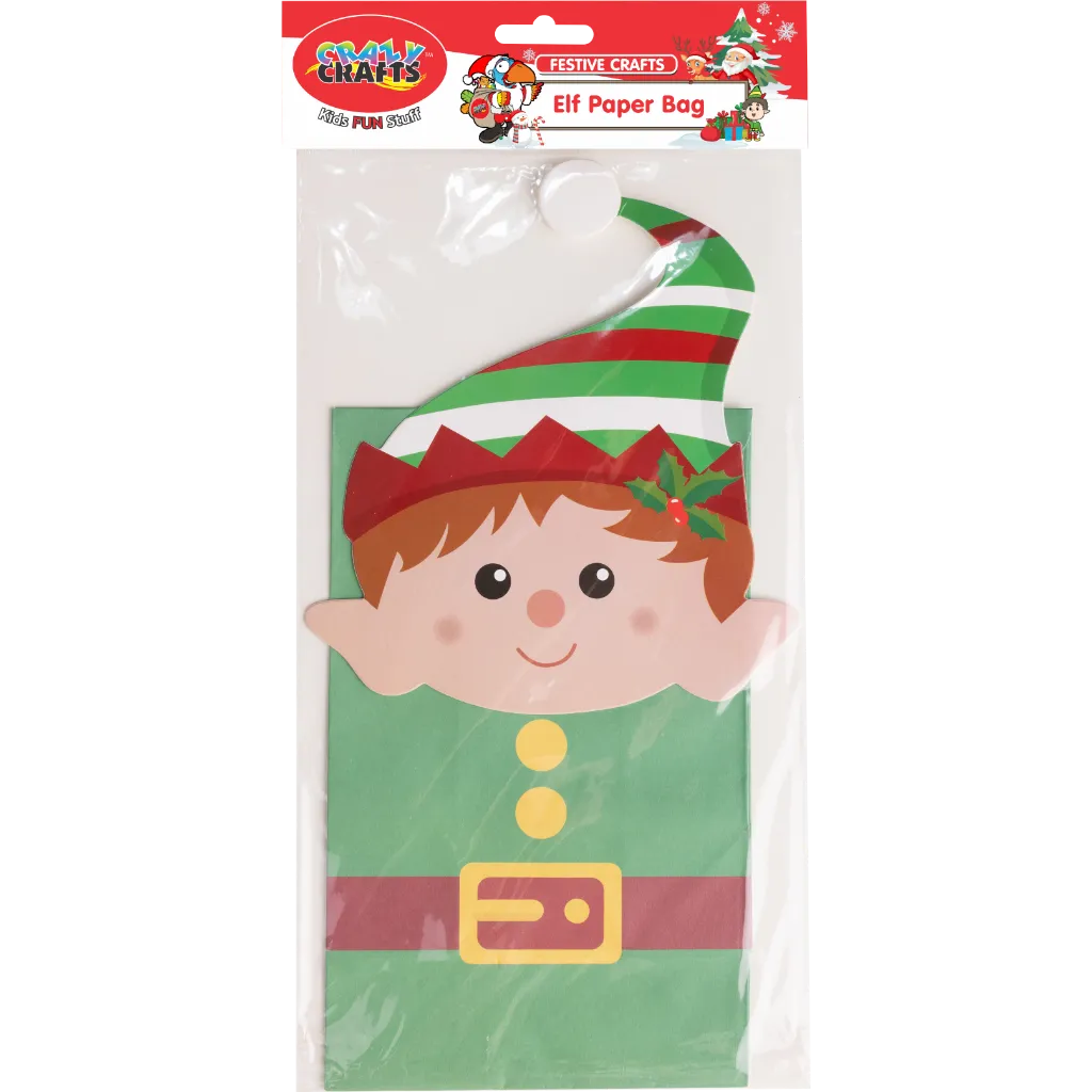 Festive Crafts - Paper Elf Bag