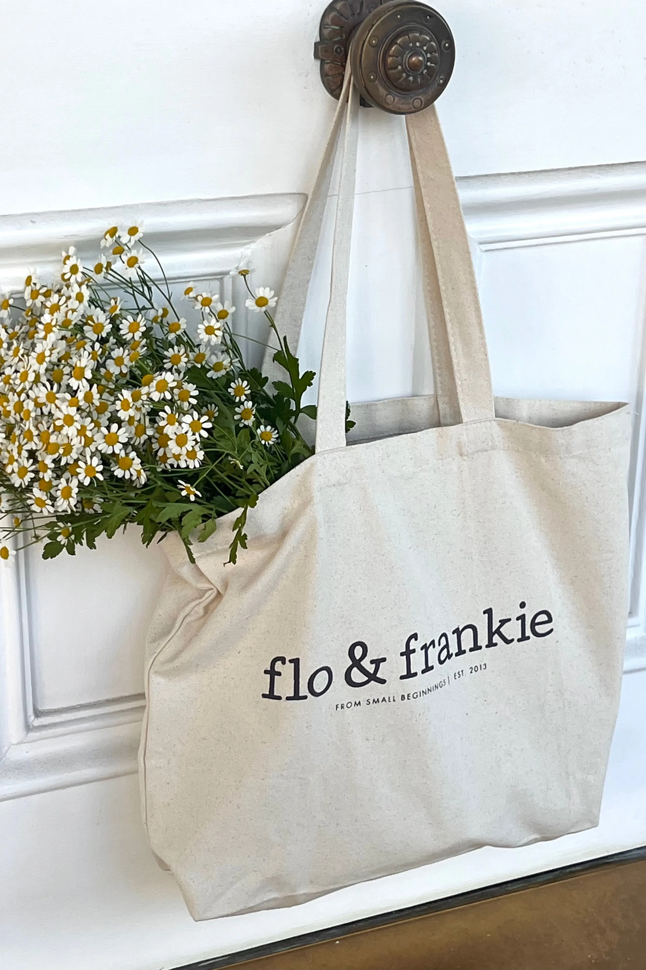 Flo Natural Canvas Tote Bag