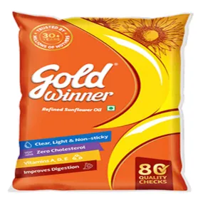 Gold Winner Refined Sunflower Oil 500 ml Pouch