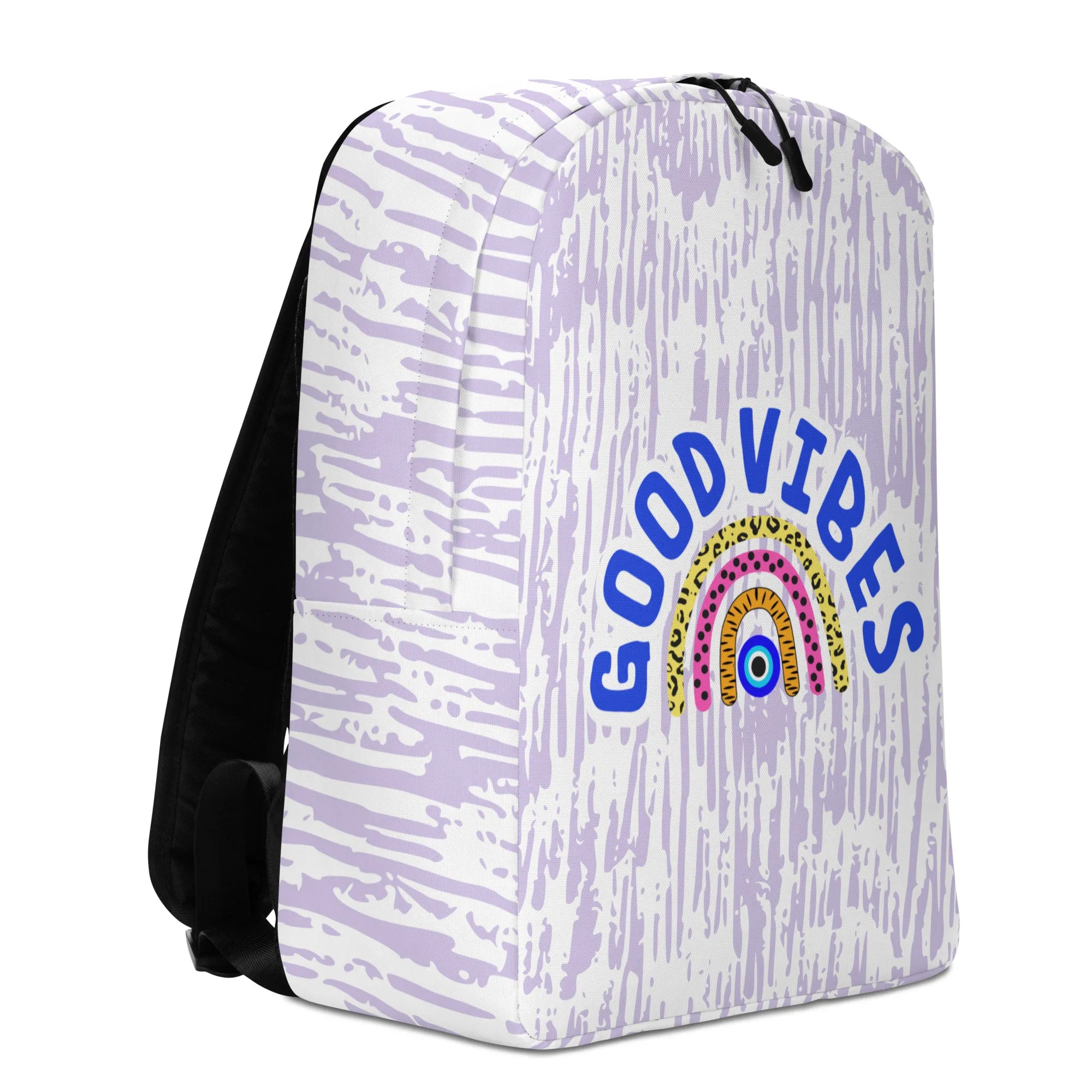 Good Vibes Rainbow Minimalist Backpack