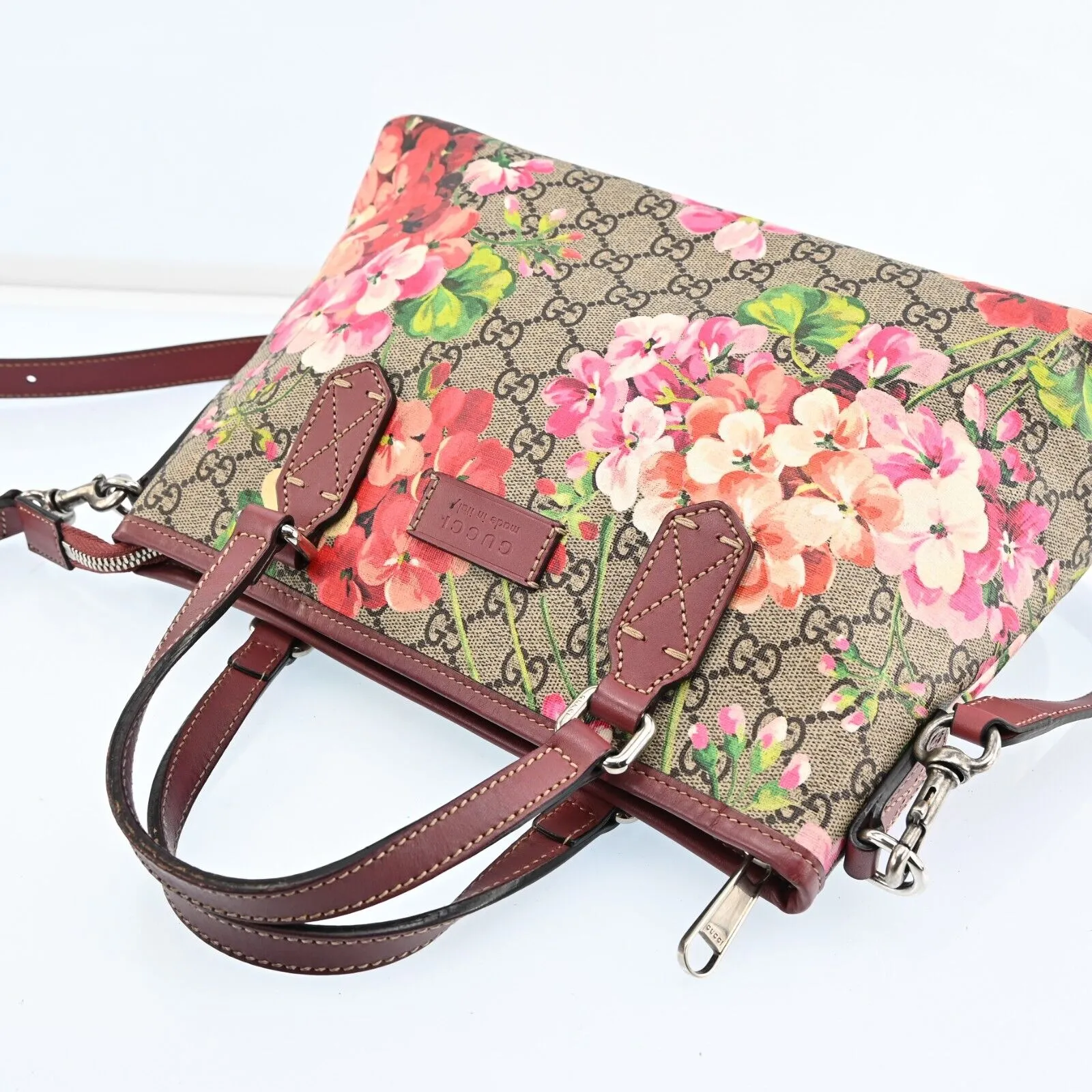 Gucci Gg Blooms Beige Dark Brown