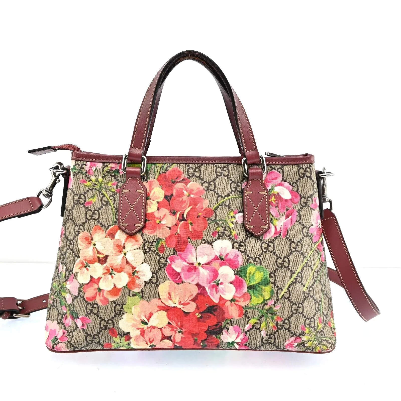 Gucci Gg Blooms Beige Dark Brown