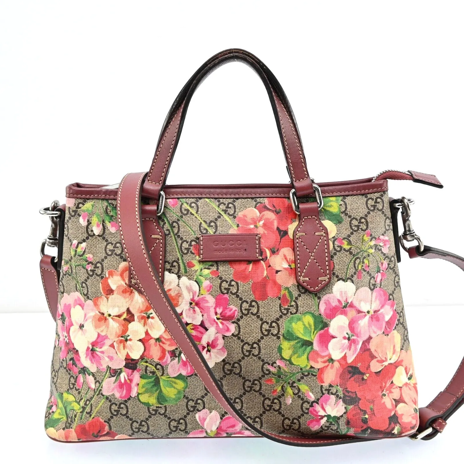 Gucci Gg Blooms Beige Dark Brown