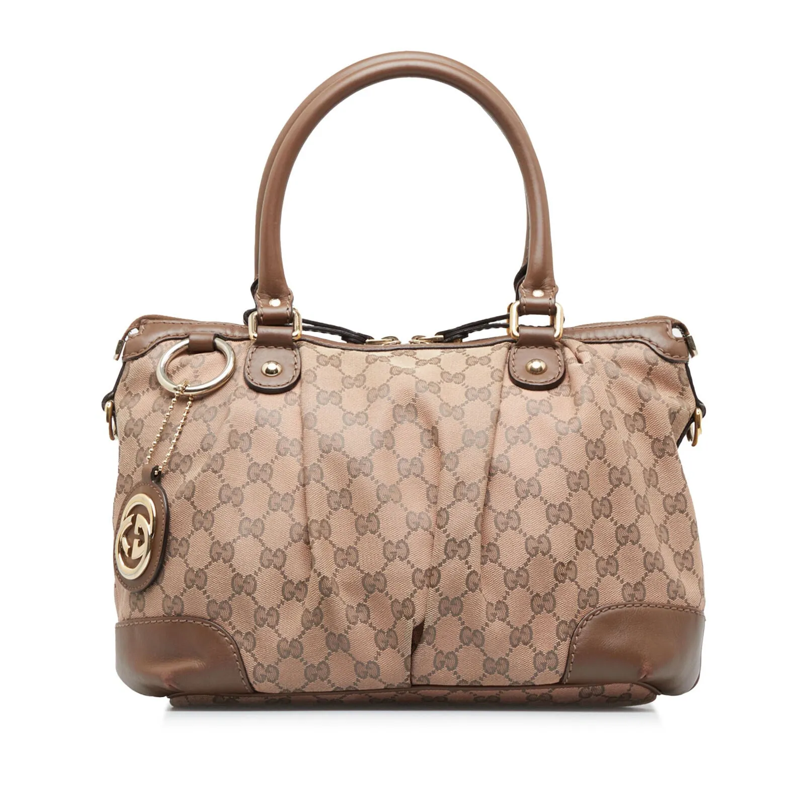 Gucci Gg Sukey Brown Light Canvas