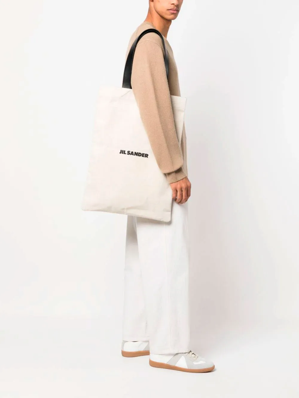 Logo-print tote bag