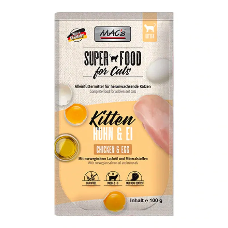 MAC's Kitten Pouch - Superfood Chicken and Egg