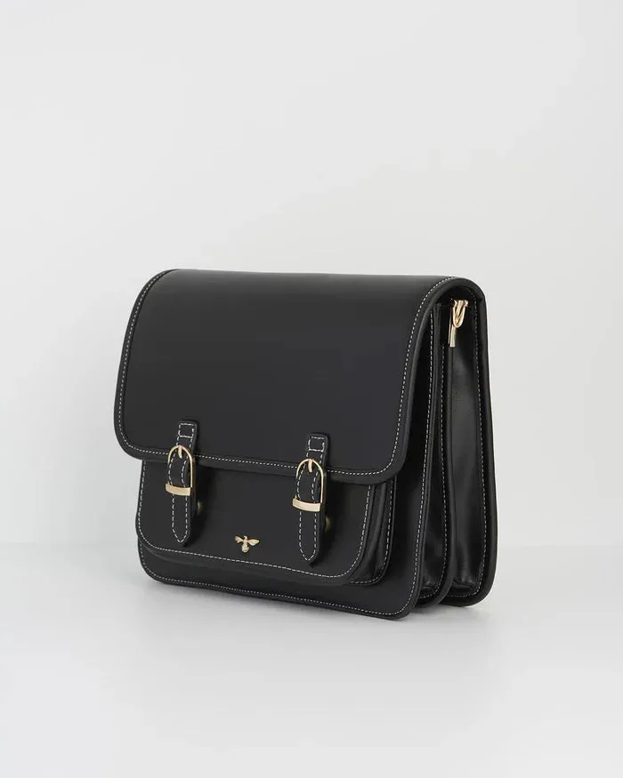 Magical Mushrooms Black Satchel