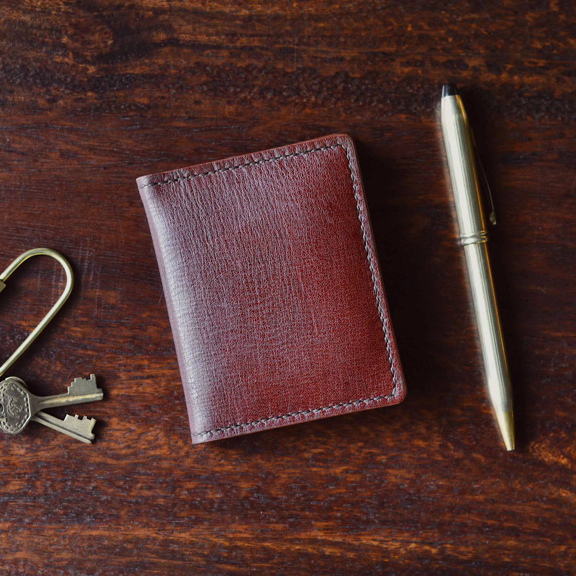 Minimal Bifold No. 1 - Textured Leather