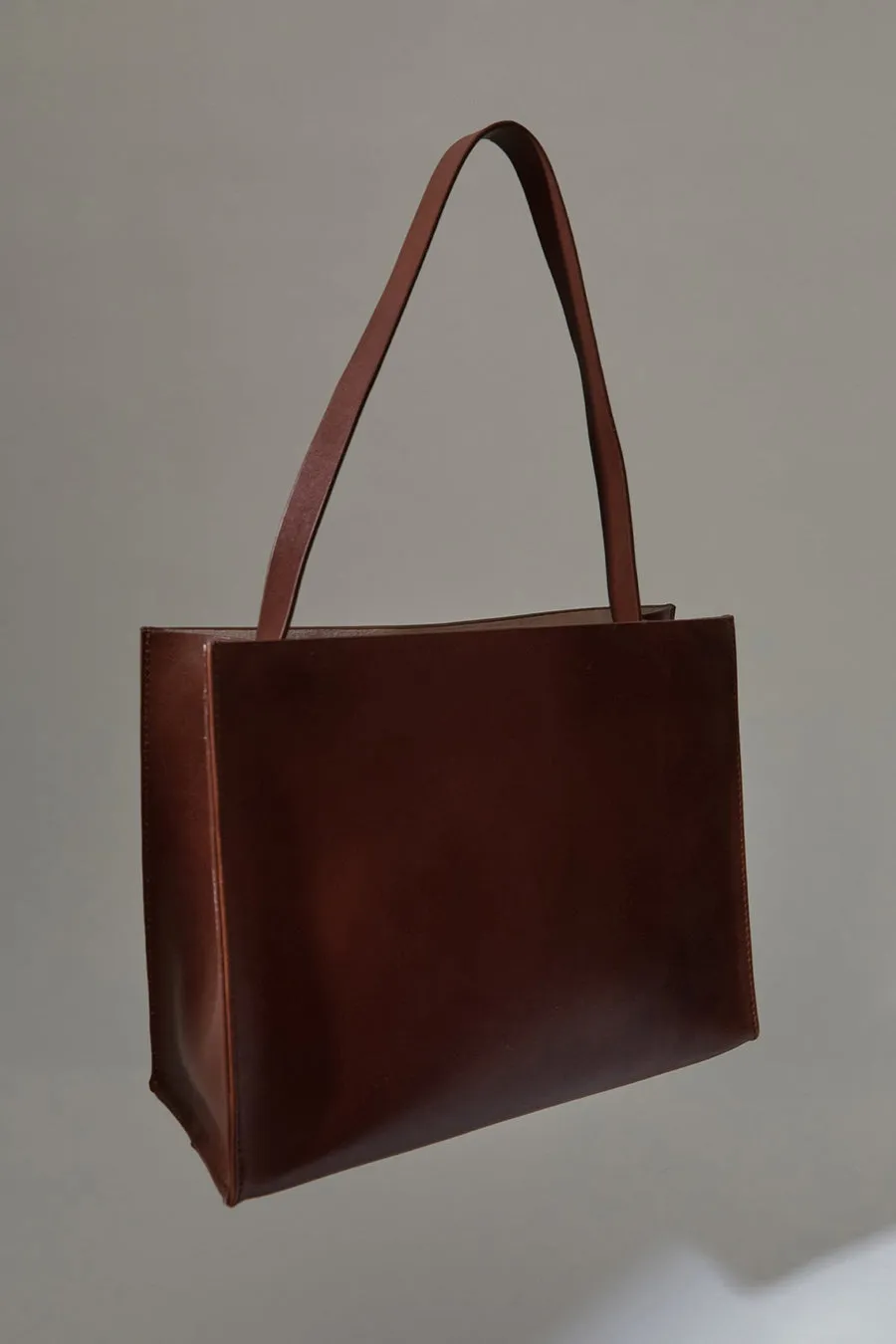 Minimal Mini Tan Tote