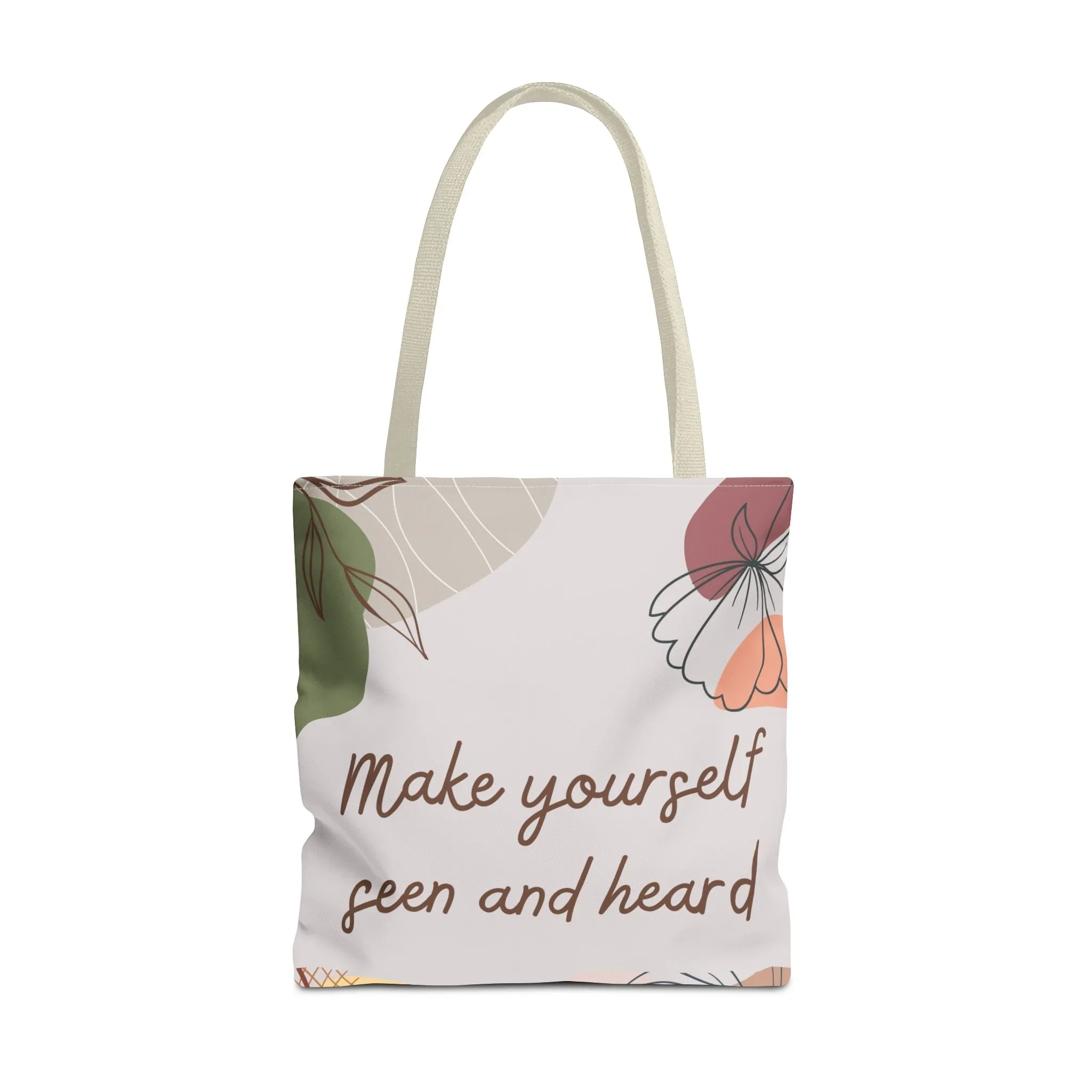 Minimalist Botanical Tote Bag