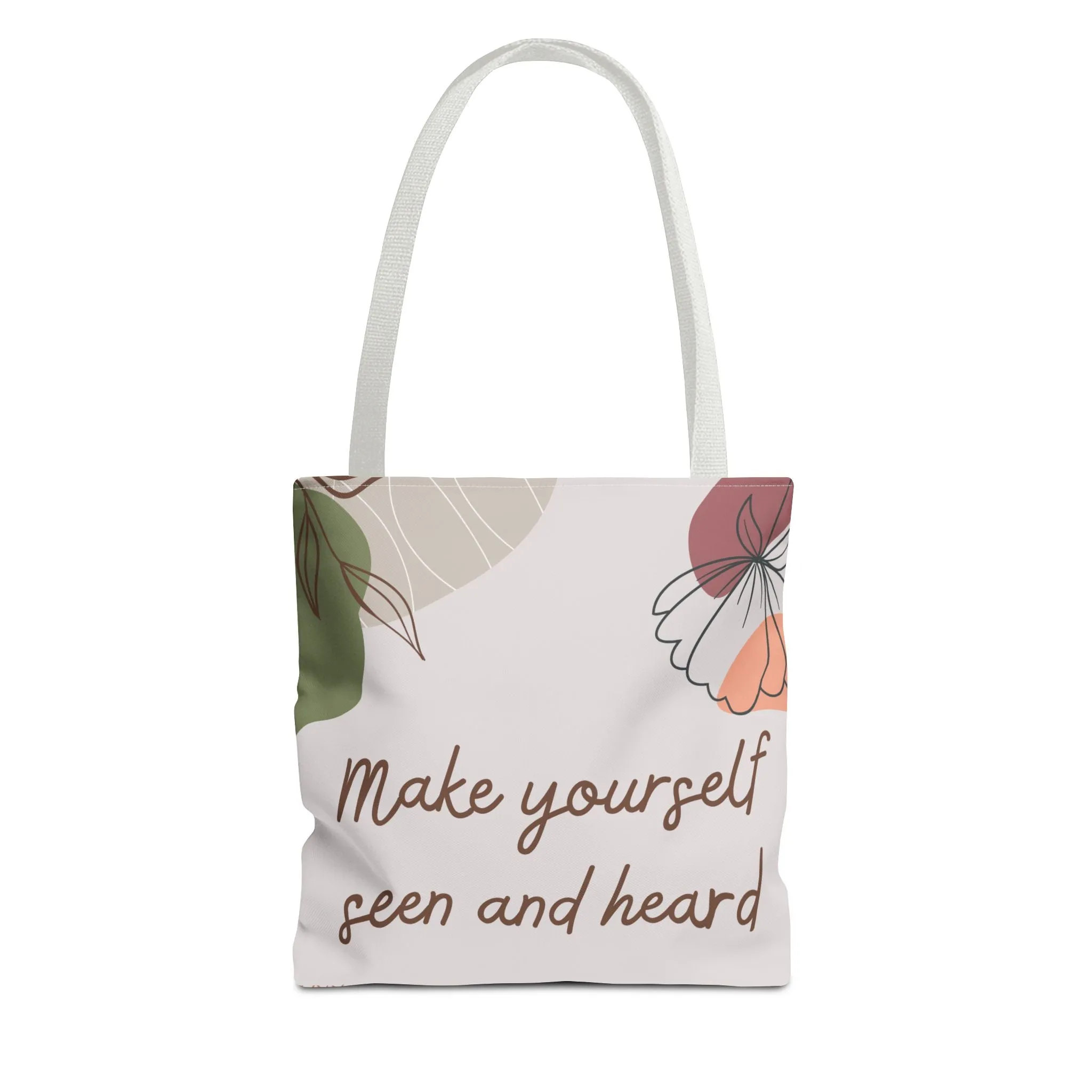 Minimalist Botanical Tote Bag