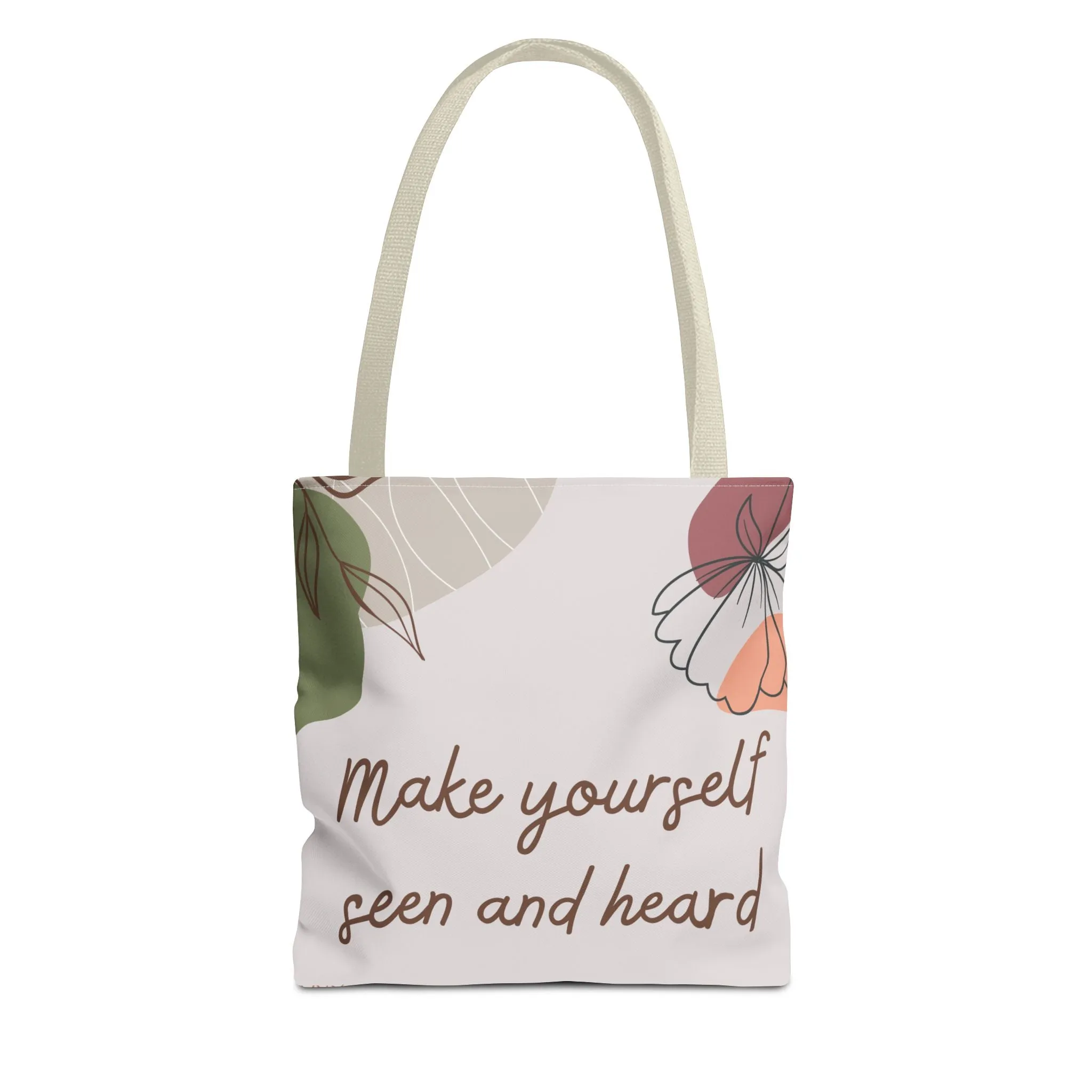 Minimalist Botanical Tote Bag