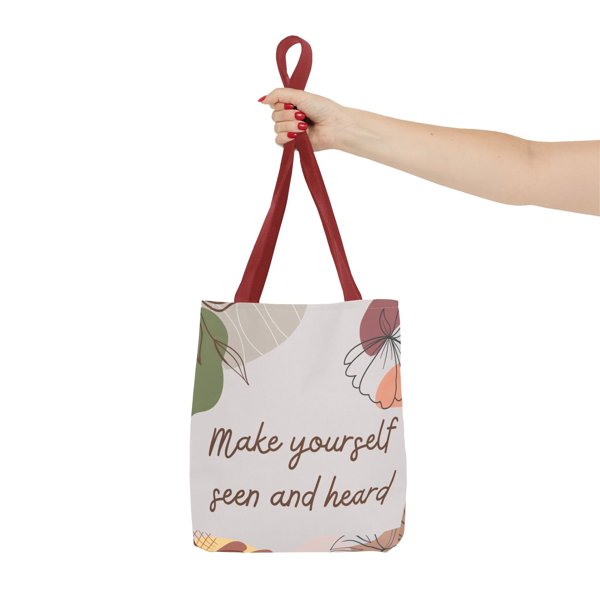 Minimalist Botanical Tote Bag