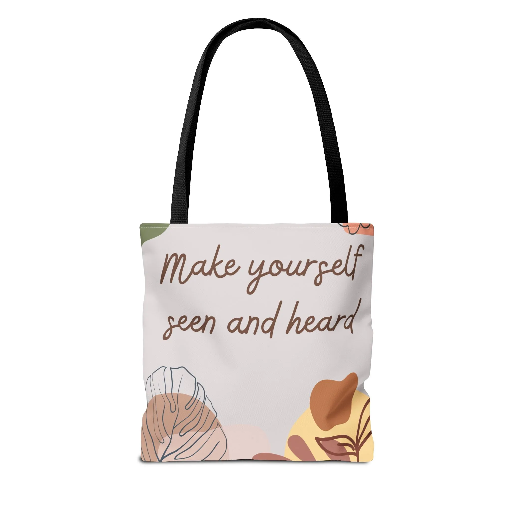 Minimalist Botanical Tote Bag