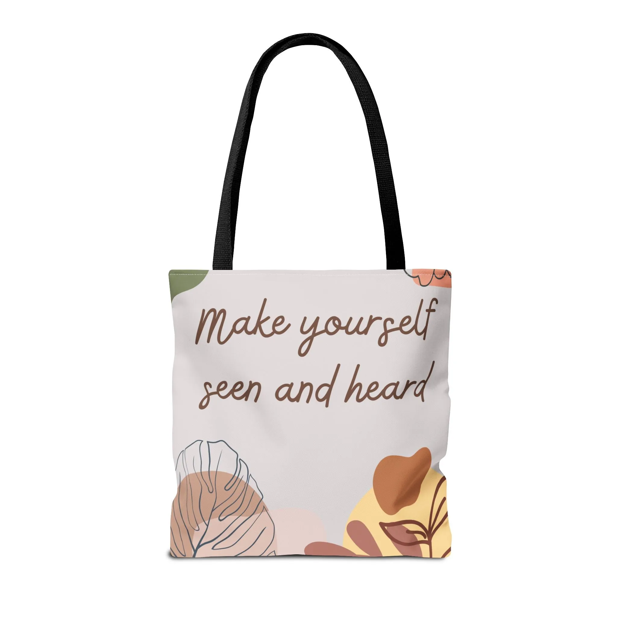 Minimalist Botanical Tote Bag