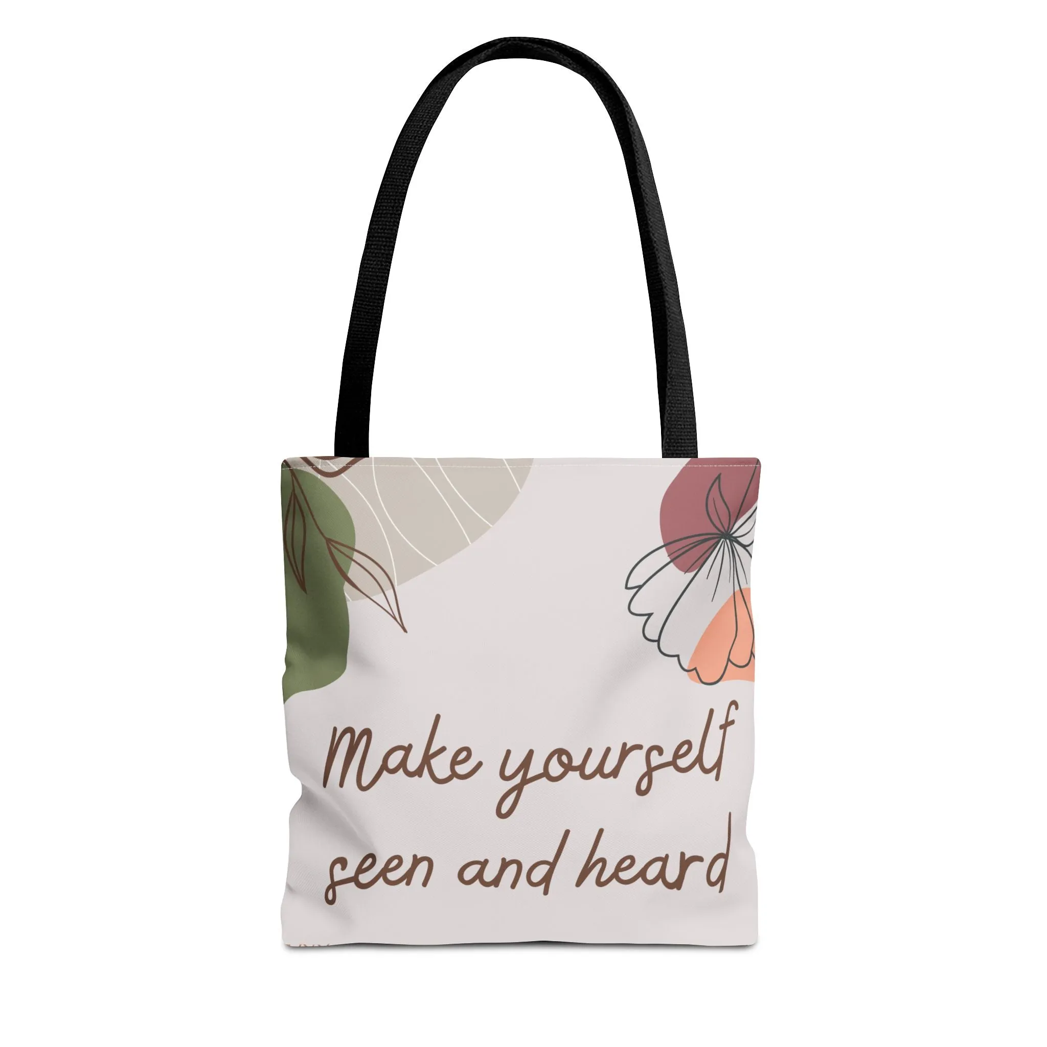 Minimalist Botanical Tote Bag