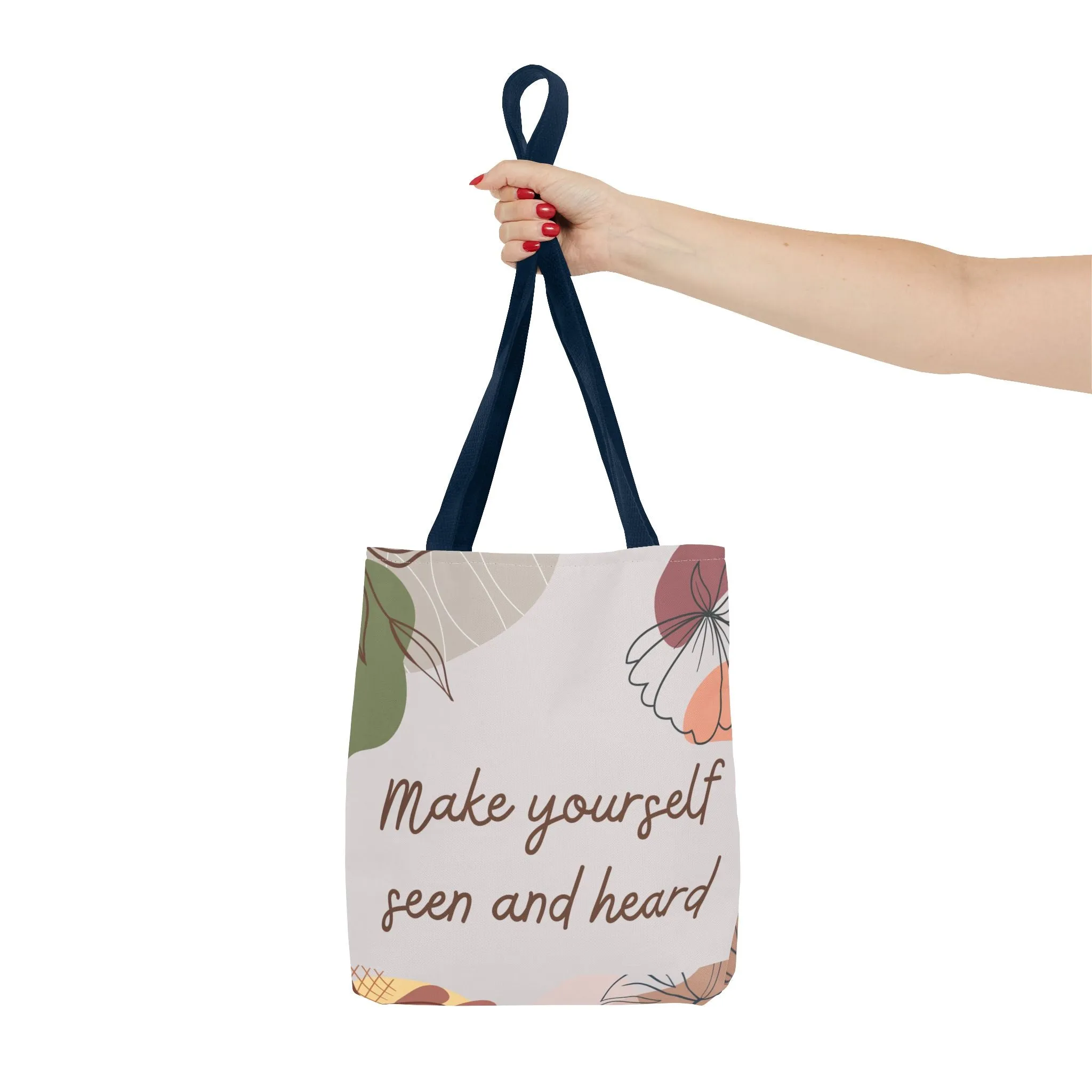 Minimalist Botanical Tote Bag