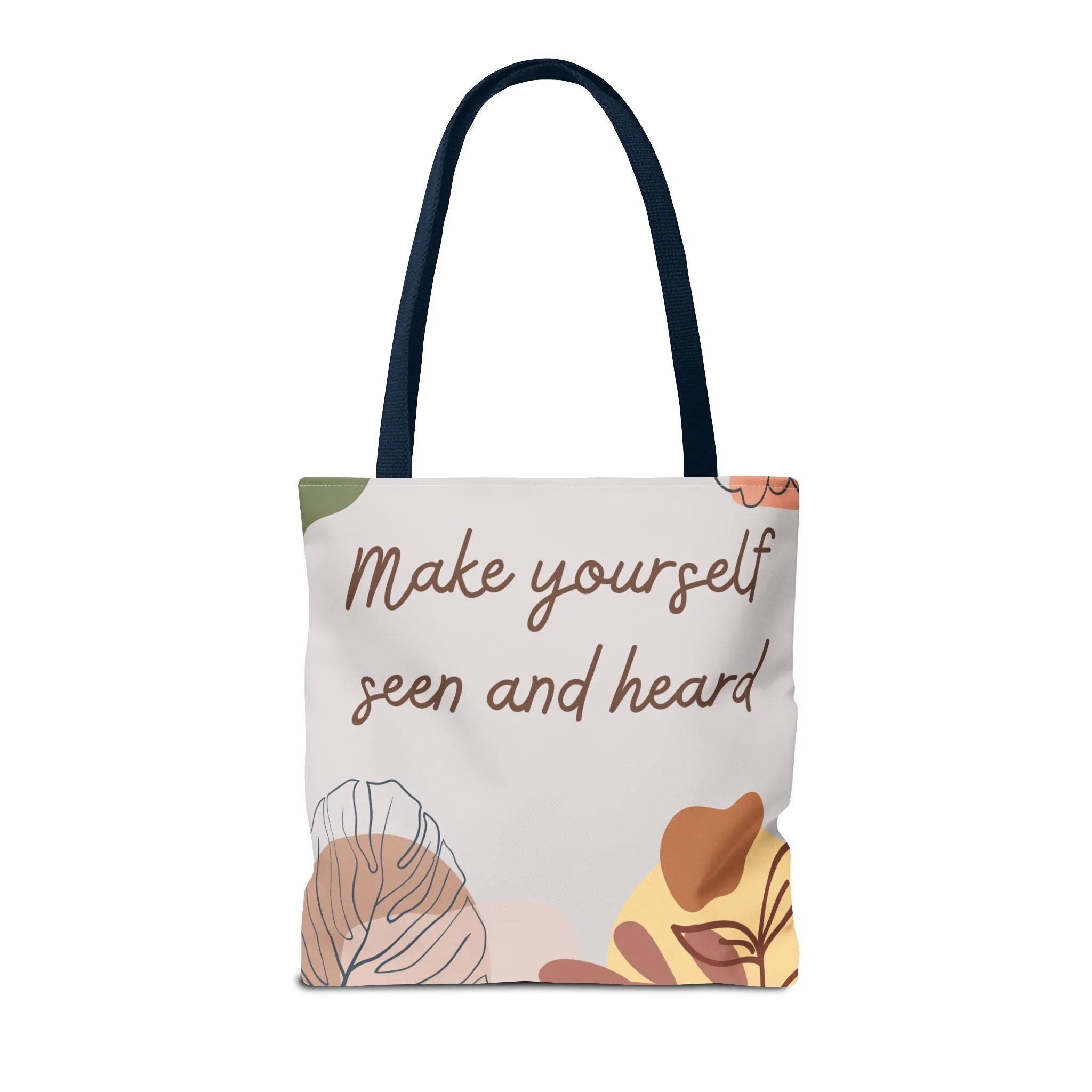 Minimalist Botanical Tote Bag