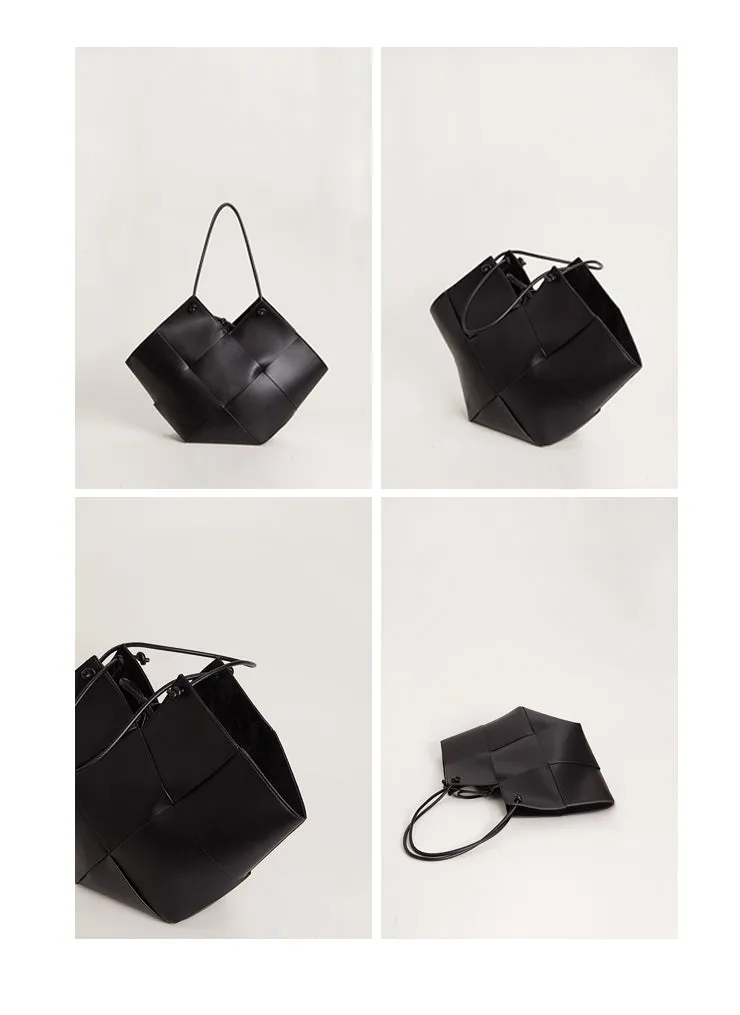 Minimalist Cem Leather Tote Shopper Bag