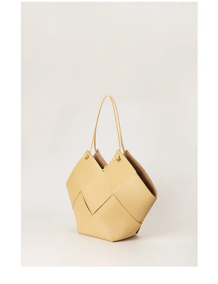 Minimalist Cem Leather Tote Shopper Bag