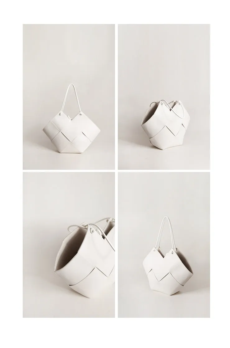 Minimalist Cem Leather Tote Shopper Bag