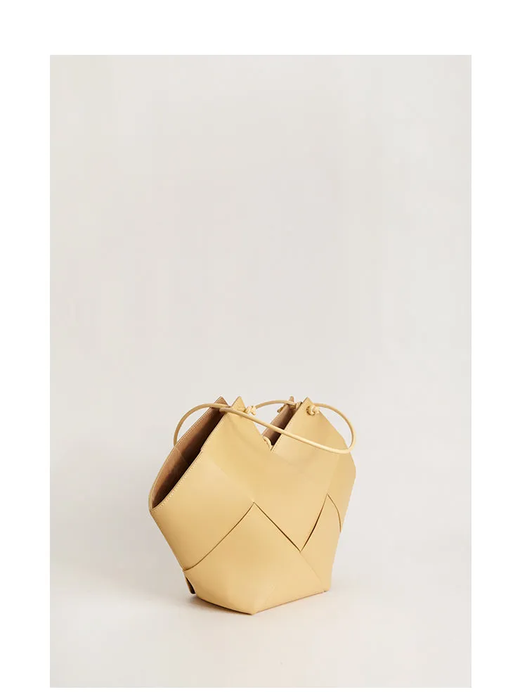 Minimalist Cem Leather Tote Shopper Bag