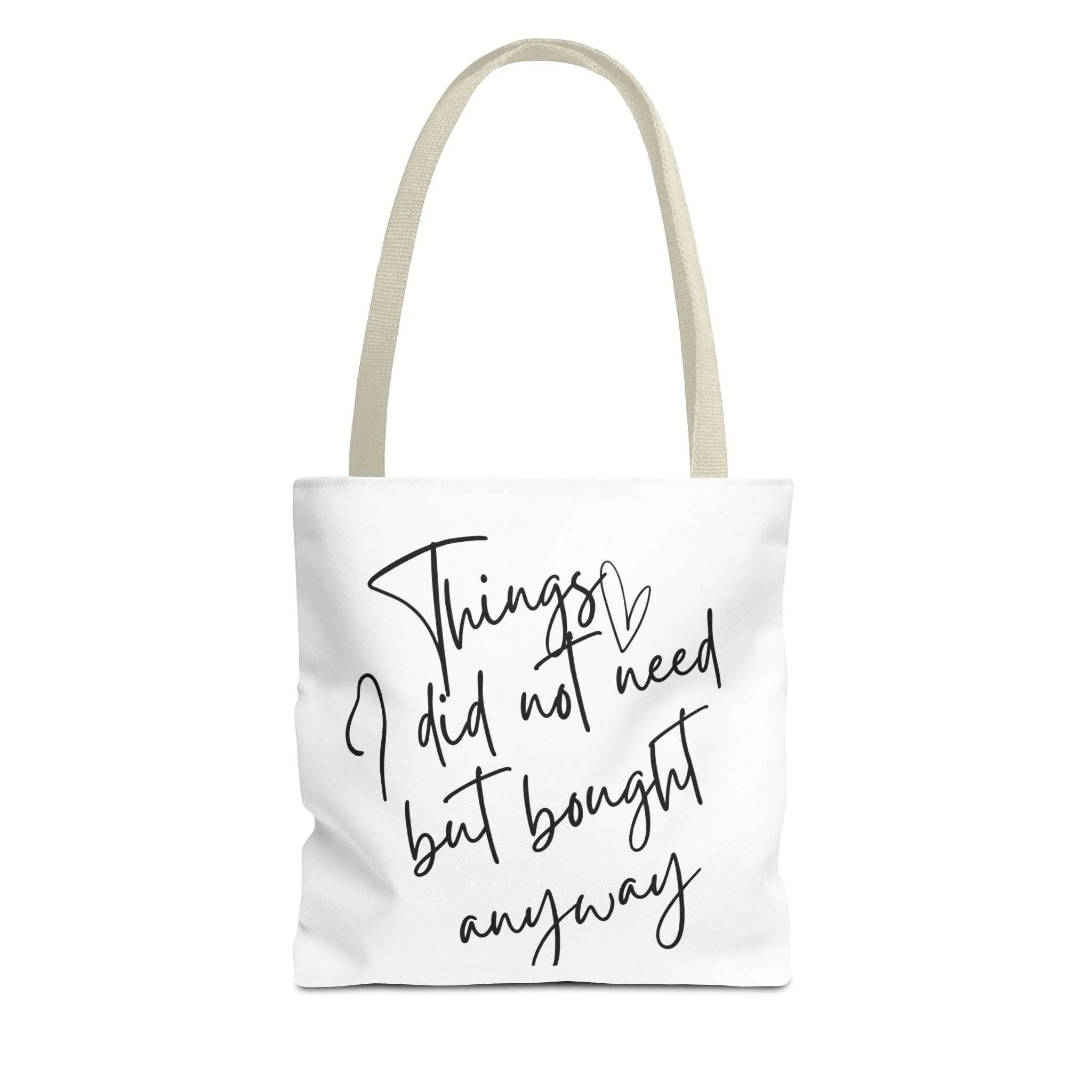 Minimalist Tote Bag - Things I do not need