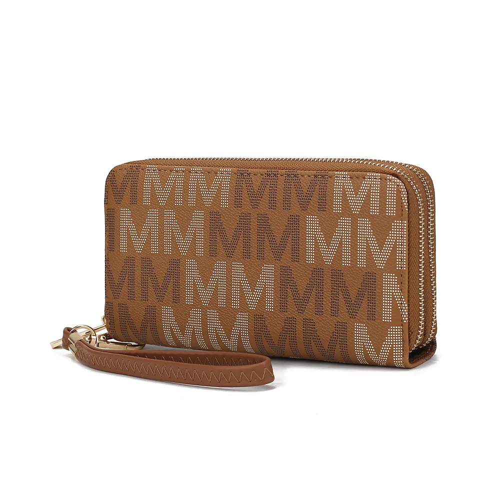 MKF Collection Hofstra M Signature Wallet Wristlet by Mia k