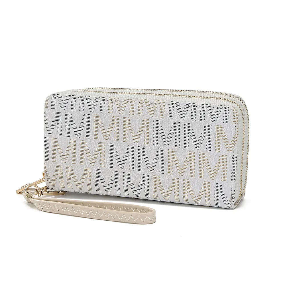 MKF Collection Hofstra M Signature Wallet Wristlet by Mia k