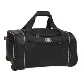 OGIO Black/Silver Hamblin 22 Wheeled Duffel