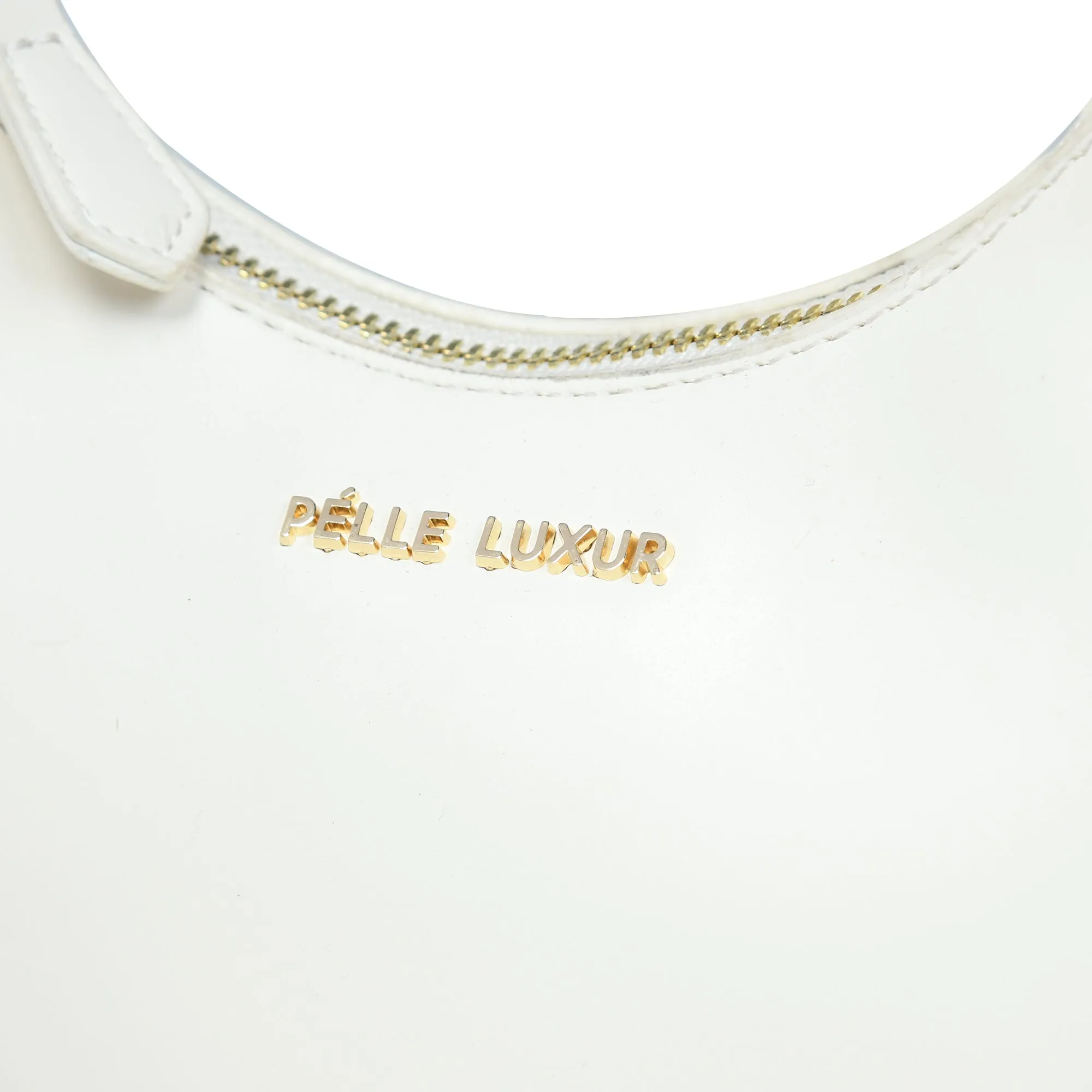 Pelle Luxure Women's PU Medium Half-Moon Sling Bag – Available in Maroon, White, Light Brown, Yellow, Pink, and Black