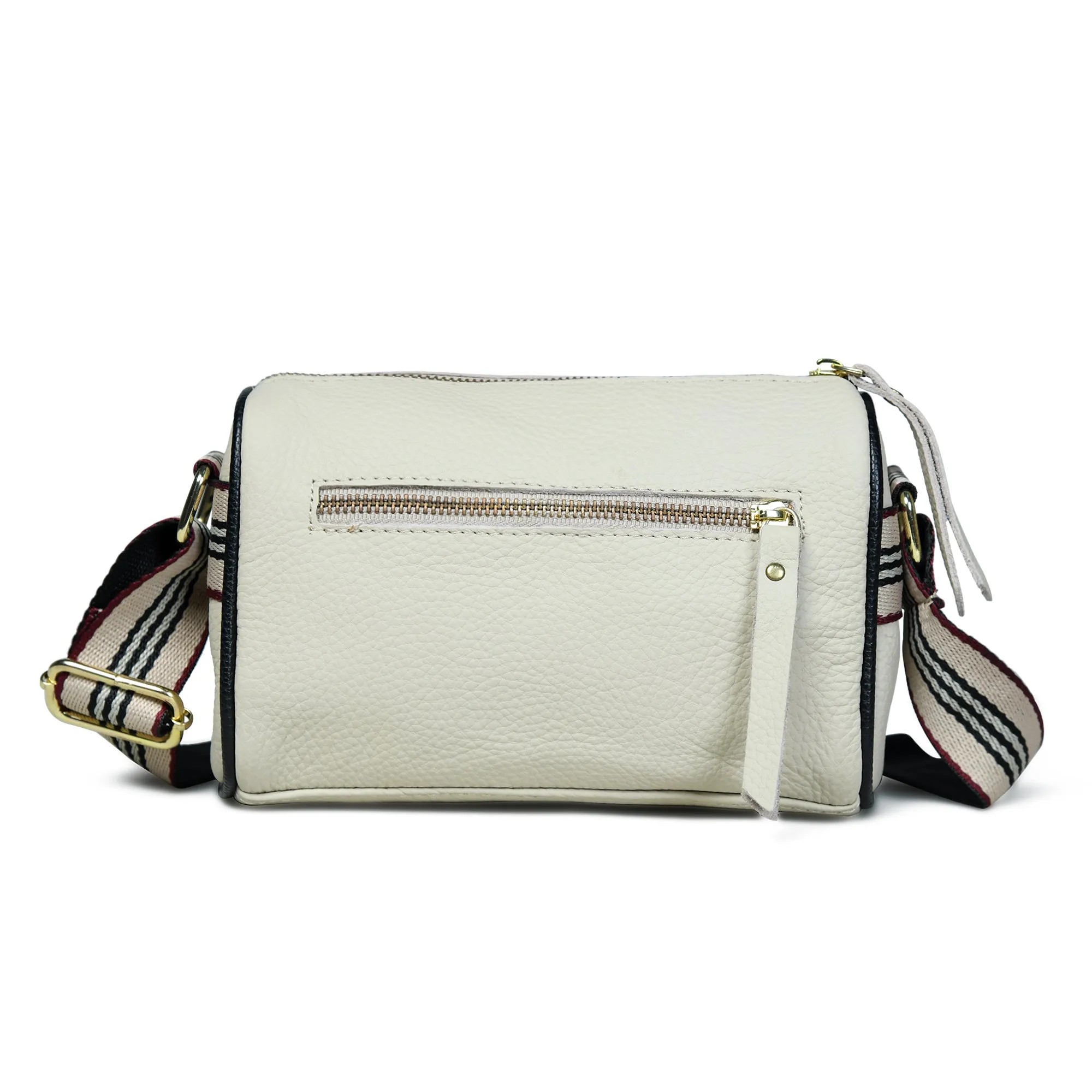 Pelle Luxure Women's PU Medium Sling Bag – Available in White, Black, Off-White, and Dark Green