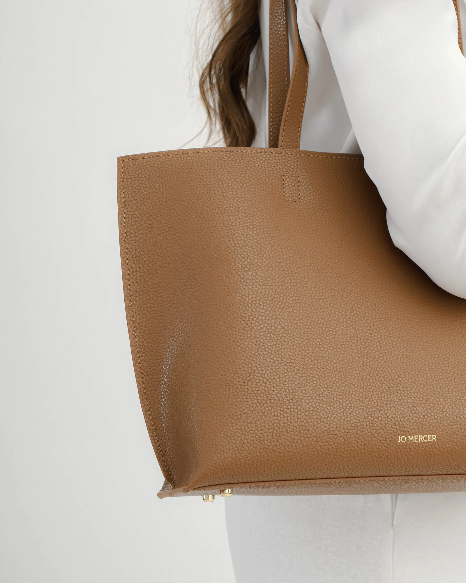 RAMONA TOTE BAG CARAMEL LEATHER