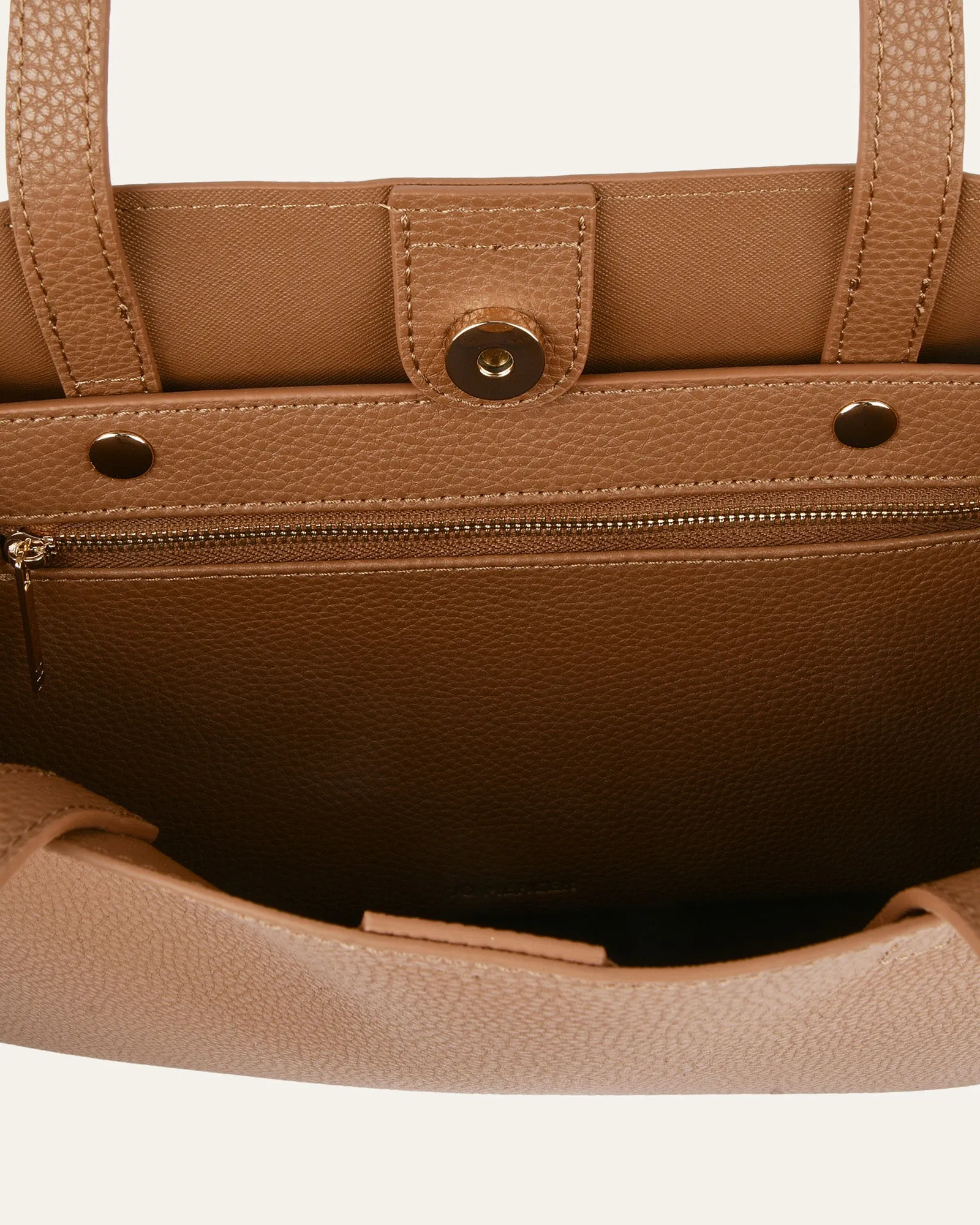 RAMONA TOTE BAG CARAMEL LEATHER