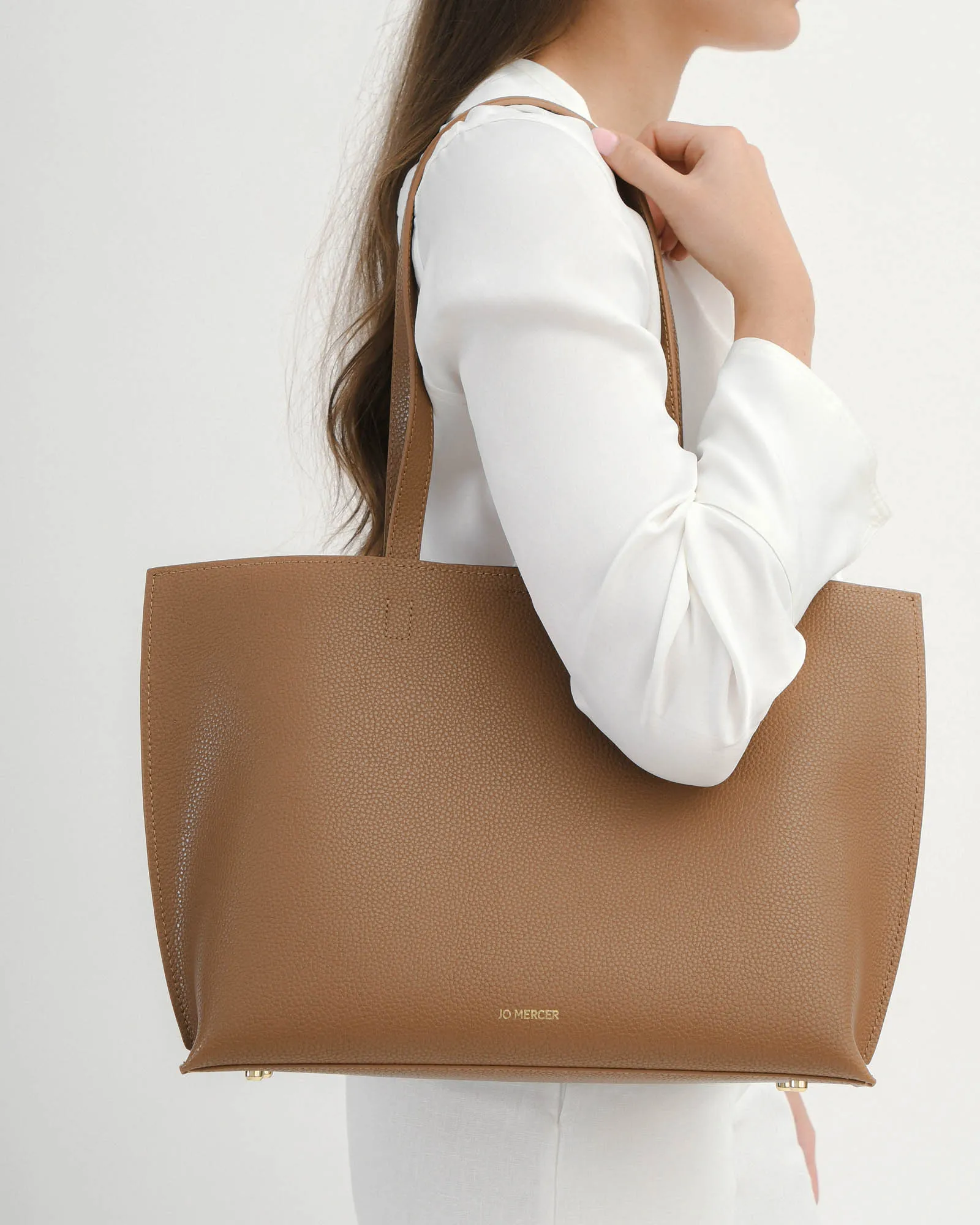 RAMONA TOTE BAG CARAMEL LEATHER