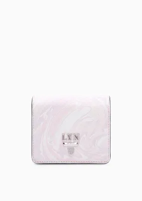 Re-Edit Marble Short Wallet Light Pink