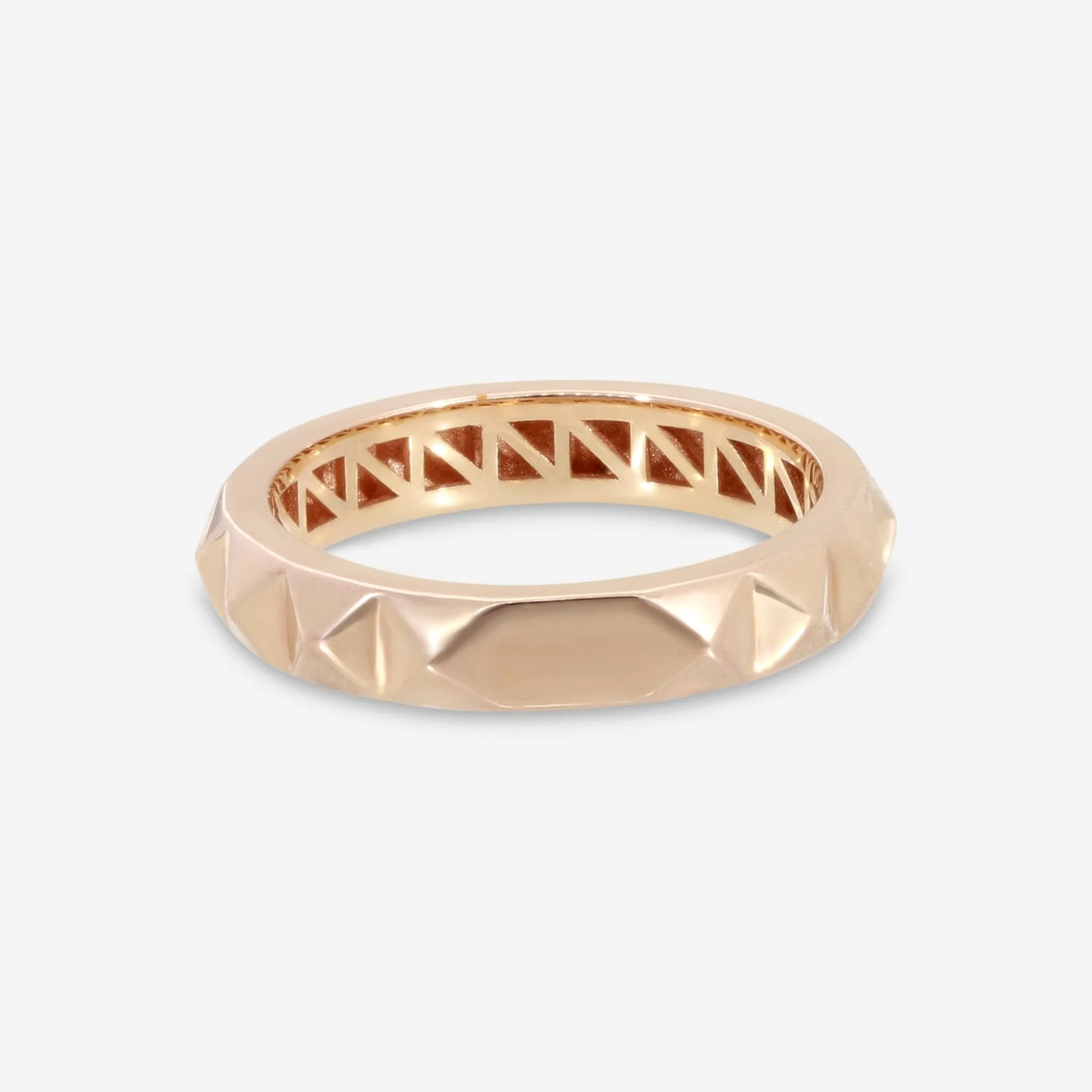 Roberto Coin Obelisco 18K Rose Gold Single Ring 7771620AX700