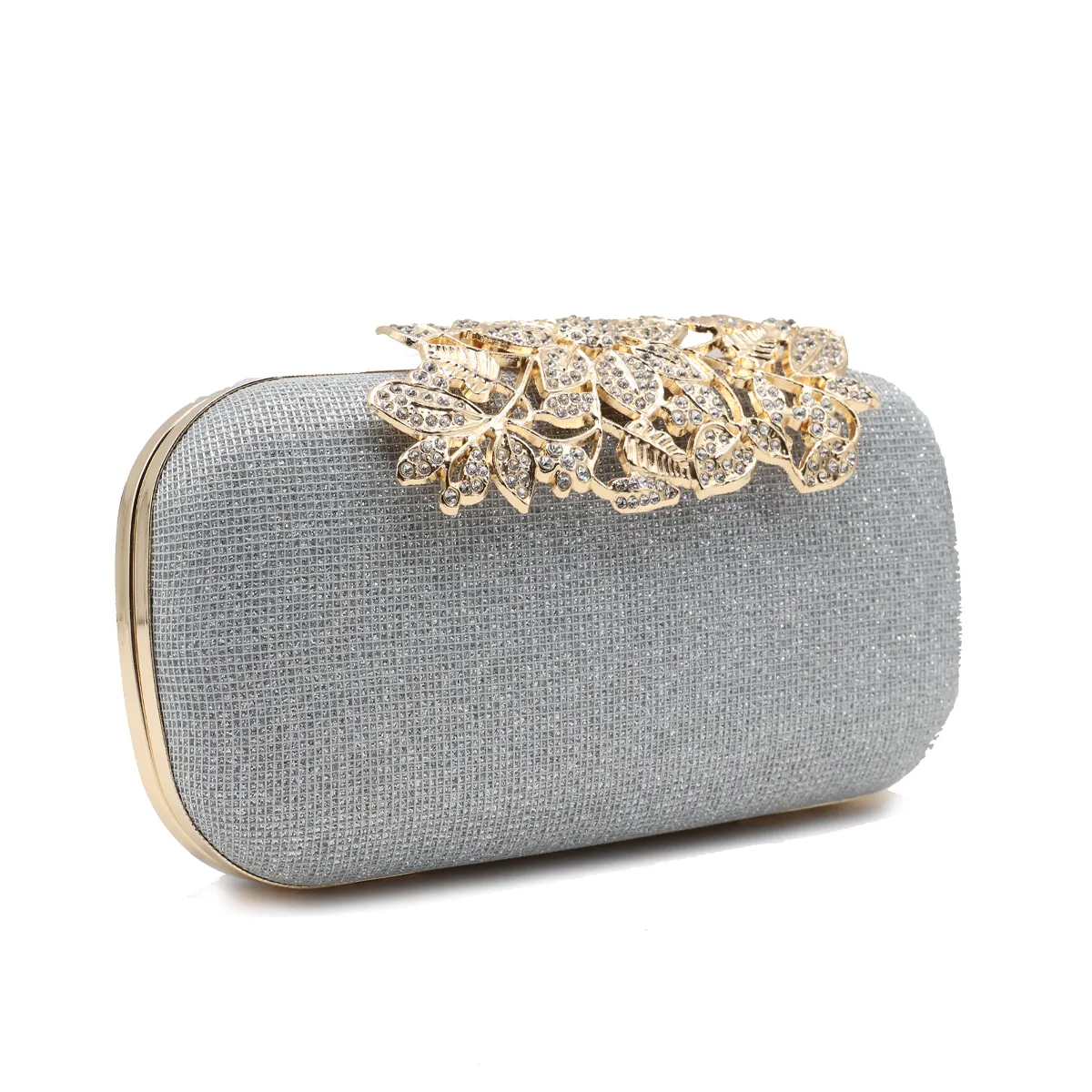 Silver Fancy Clutch C20920